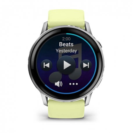 Смарт-часы Garmin Venu 4 45mm Silver with Citron Silicone band (010-03014-02)