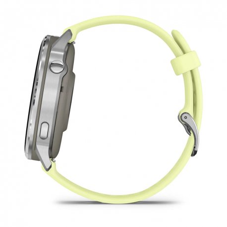 Смарт-часы Garmin Venu 4 45mm Silver with Citron Silicone band (010-03014-02)