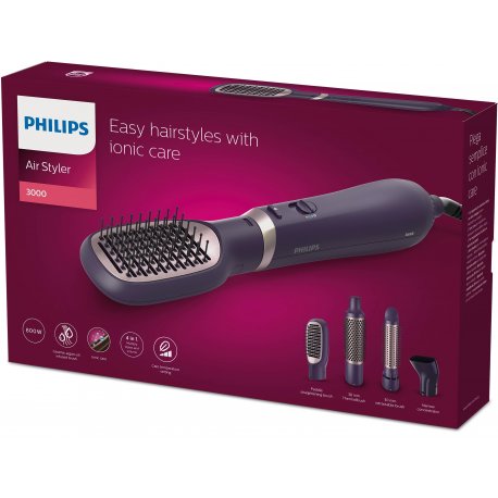 Фен-щетка Philips BHA313/00 3000 Series Purple