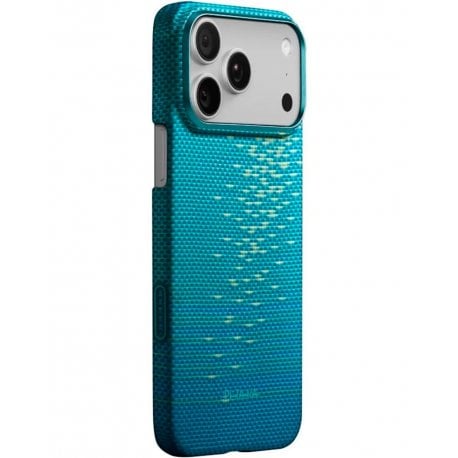 Чехол Pitaka Ultra-Slim Case для iPhone 17 Pro Max Lucid Blue (KI1708AG)