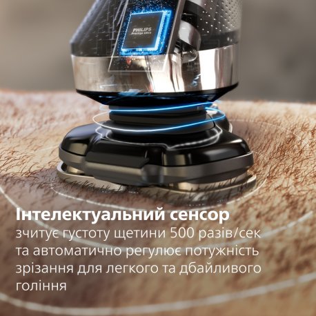 Philips Бритва електр Series i9000 Prestige Ultra бритв головок-3 Li-Ion сух волог індикатор заряду твердий чохол хром