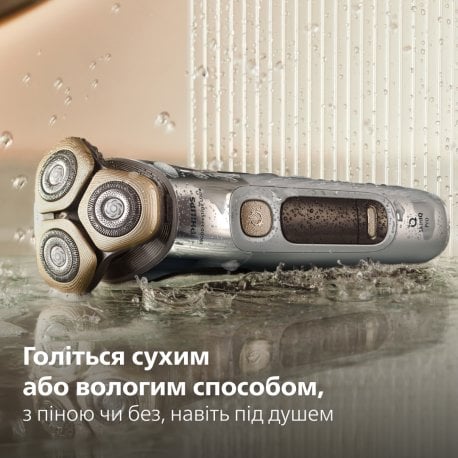 Philips Бритва електр Series i9000 Prestige Ultra бритв головок-3 Li-Ion сух волог індикатор заряду твердий чохол хром