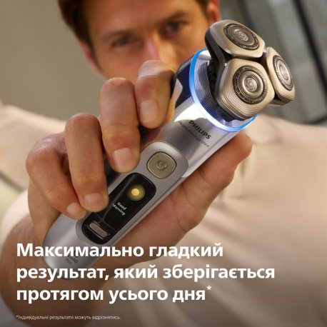Philips Бритва електр Series i9000 Prestige Ultra бритв головок-3 Li-Ion сух волог індикатор заряду твердий чохол хром