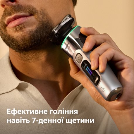 Philips Бритва електр Series i9000 Prestige Ultra бритв головок-3 Li-Ion сух волог індикатор заряду твердий чохол хром