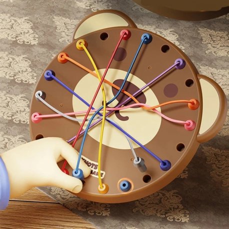 Дитяча настольна інтерактивна гра Ummi ME-241 Cute Bear Rope Unravelling Game