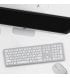 Бездротова клавіатура OfficePro White (SK1550W)