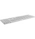 Бездротова клавіатура OfficePro White (SK1550W)