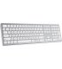 Бездротова клавіатура OfficePro White (SK1550W)