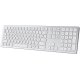 Бездротова клавіатура OfficePro White (SK1550W)