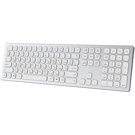 Бездротова клавіатура OfficePro White (SK1550W)