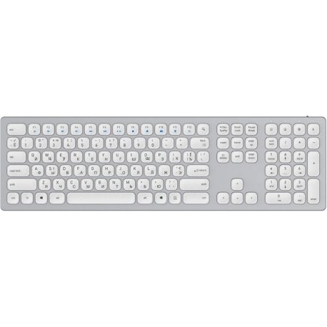Бездротова клавіатура OfficePro White (SK1550W)