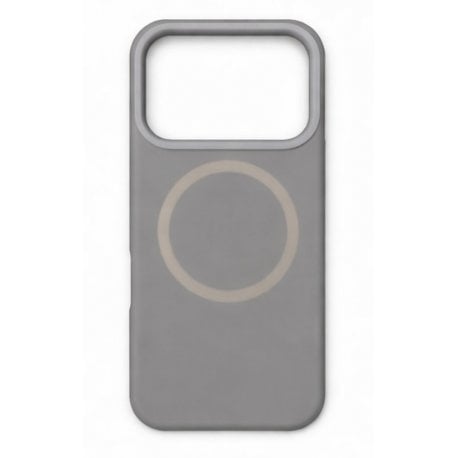 Чехол Liquid Silicone Full для iPhone 17 Pro Max with MagSafe Stone Gray