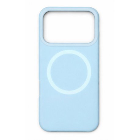Чехол Liquid Silicone Full для iPhone 17 Pro Max with MagSafe Blue Fog
