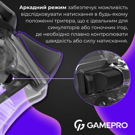 Бездротовий геймпад GamePro GPX13T Transparent