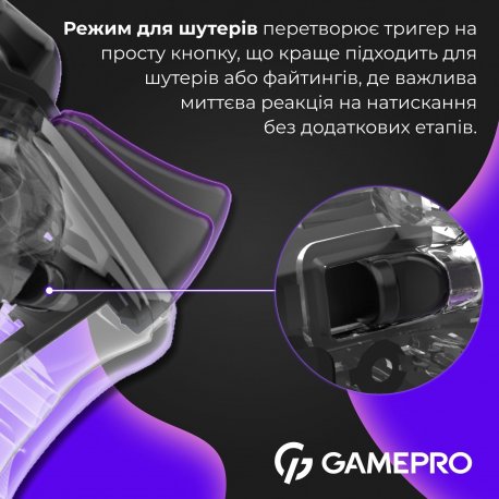 Бездротовий геймпад GamePro GPX13T Transparent