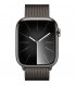 Apple Watch Series 9 45mm (GPS+LTE) Graphite Stainless Steel with Graphite Milanese Loop (MRMX3)