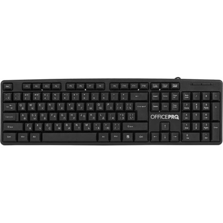 Клавіатура дротова OfficePro Black (SK166)