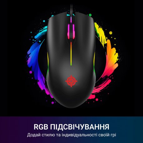 Мышь игровая GamePro USB Black (GM117)