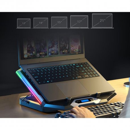 Підставка для ноутбука охолоджуюча GamePro CP870 Black (CP870)