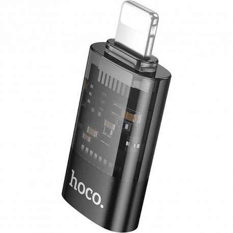 Переходник Hoco UA36A Lightning to Type-C Black