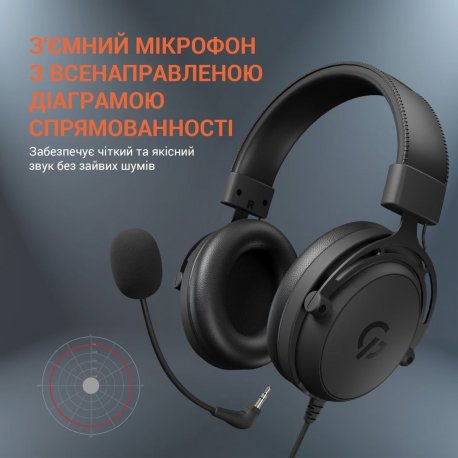 Ігрова гарнітура GamePro HS1050 Black (HS1050)