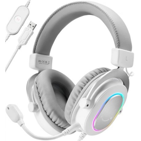 Игровая гарнитура Fifine H6W White RGB (H6W)