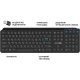 Бездротова клавіатура GamePro Black (SK680) Бездротова клавіатура GamePro Black (SK680)