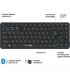 Бездротова клавіатура OfficePro Black (SK790B)