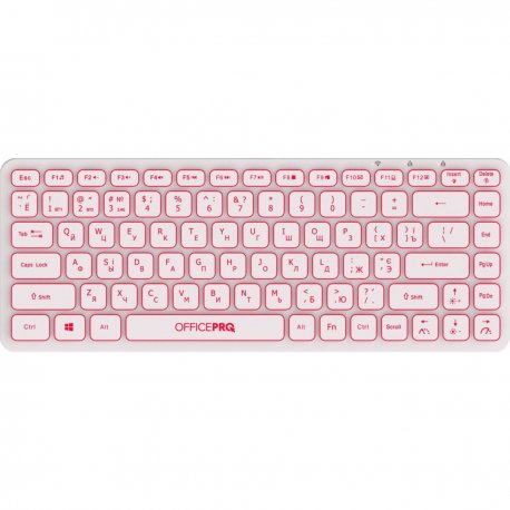 Бездротова клавіатура OfficePro White (SK790W)