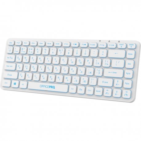 Бездротова клавіатура OfficePro White (SK790W)