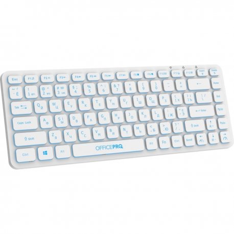 Бездротова клавіатура OfficePro White (SK790W)