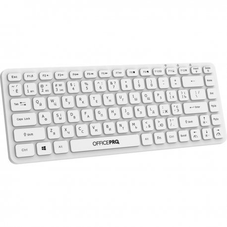 Бездротова клавіатура OfficePro White (SK790W)