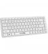 Бездротова клавіатура OfficePro White (SK790W)