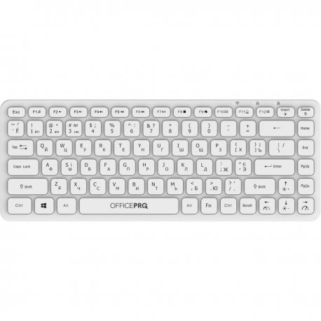 Бездротова клавіатура OfficePro White (SK790W)