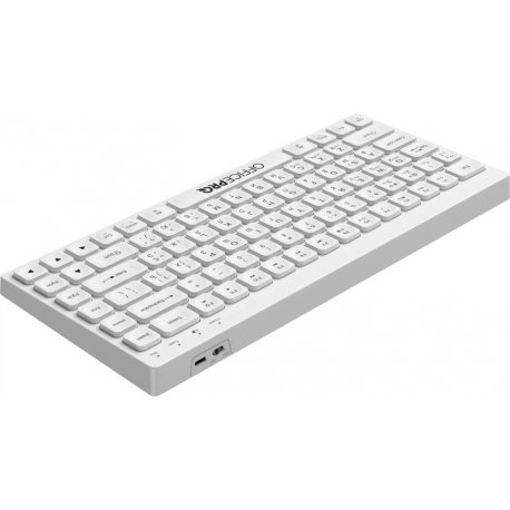 Бездротова клавіатура OfficePro White (SK955W)