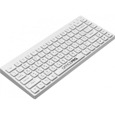 Бездротова клавіатура OfficePro White (SK955W)
