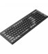 Бездротова клавіатура OfficePro Black (SK985B)
