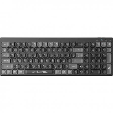 Бездротова клавіатура OfficePro Black (SK985B)