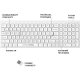 Бездротова клавіатура OfficePro White (SK985W) Бездротова клавіатура OfficePro White (SK985W)
