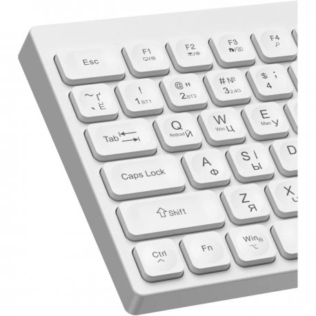 Бездротова клавіатура OfficePro White (SK985W)