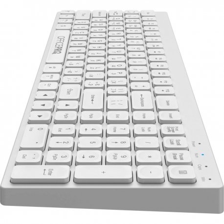 Бездротова клавіатура OfficePro White (SK985W)