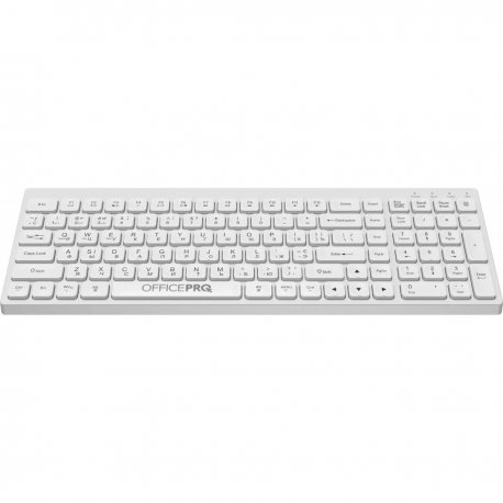 Бездротова клавіатура OfficePro White (SK985W)