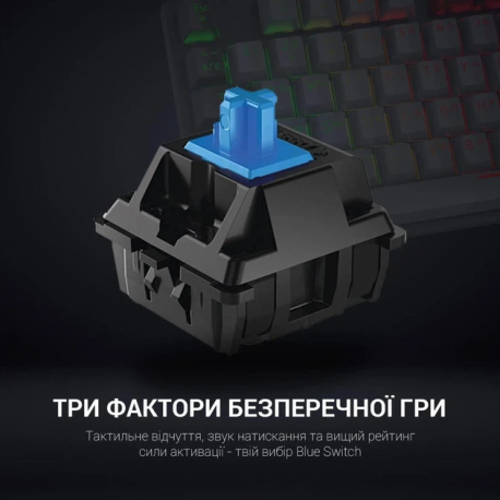 Клавіатура ігрова GamePro MK105B Black (MK105B)