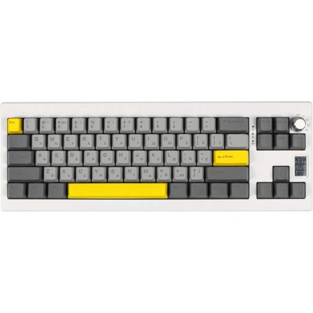 Беспроводная игровая клавиатура EPOMAKER Shadow-X Mulan White (SHX-W-M)