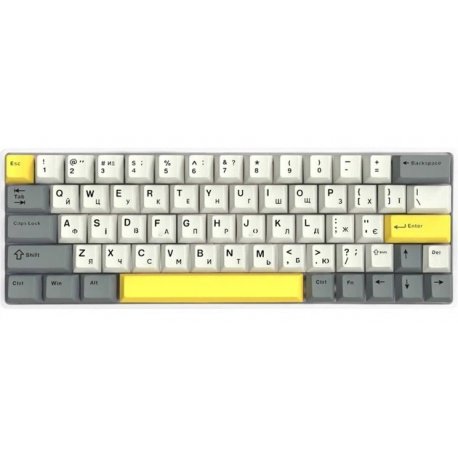 Беспроводная игровая клавиатура EPOMAKER EP64 Mulan White (EP64-W-M)