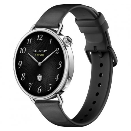 Смарт-часы Xiaomi Watch S4 Fluororubber Strap Черный (BHR07VRGL)