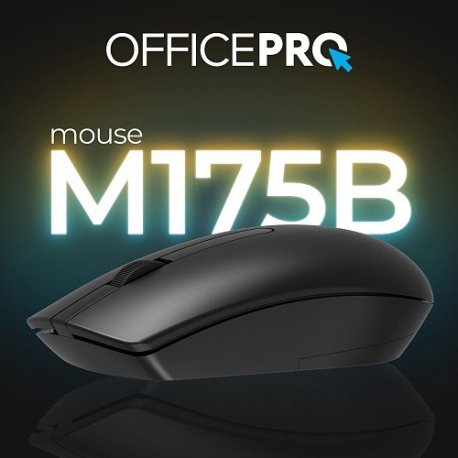 Бездротова Миша OfficePro M175B Silent Click Wireless Black (M175B)