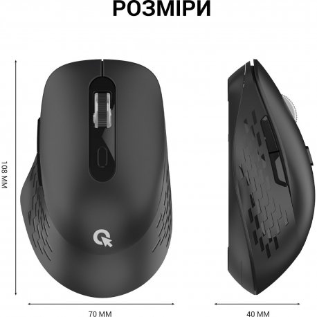 Бездротова миша OfficePro M230B Black (M230B)