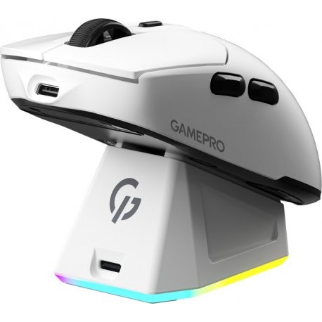 Бездротова миша ігрова GamePro Genesis Airmaster White (GM167W)