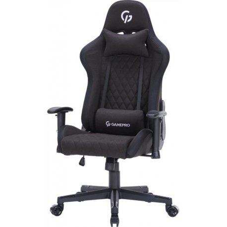 Игровое кресло GamePro GC700FB RGB Fabric Black (GC700FB)